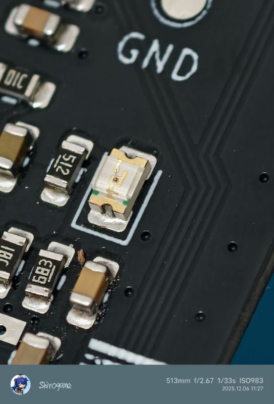 发光二极管方向